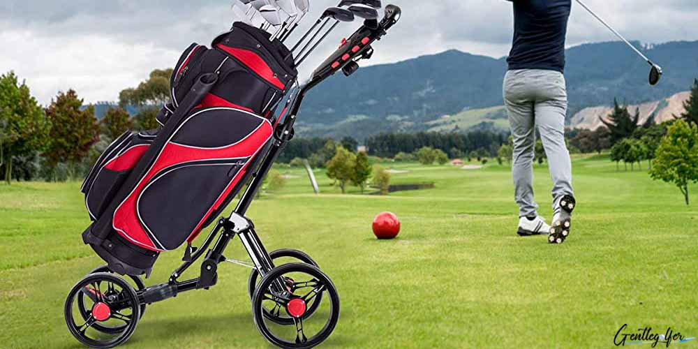 best 4 wheel golf push cart