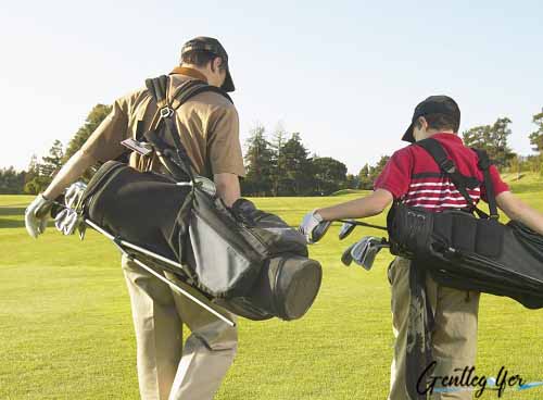 is it better to carry a golf bag or use a push cart